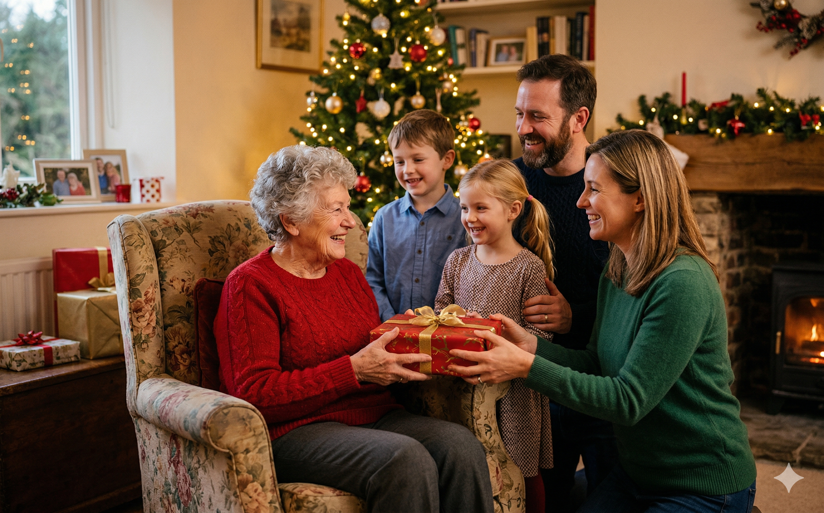 Familie verschenkt ein biografisches Interview
