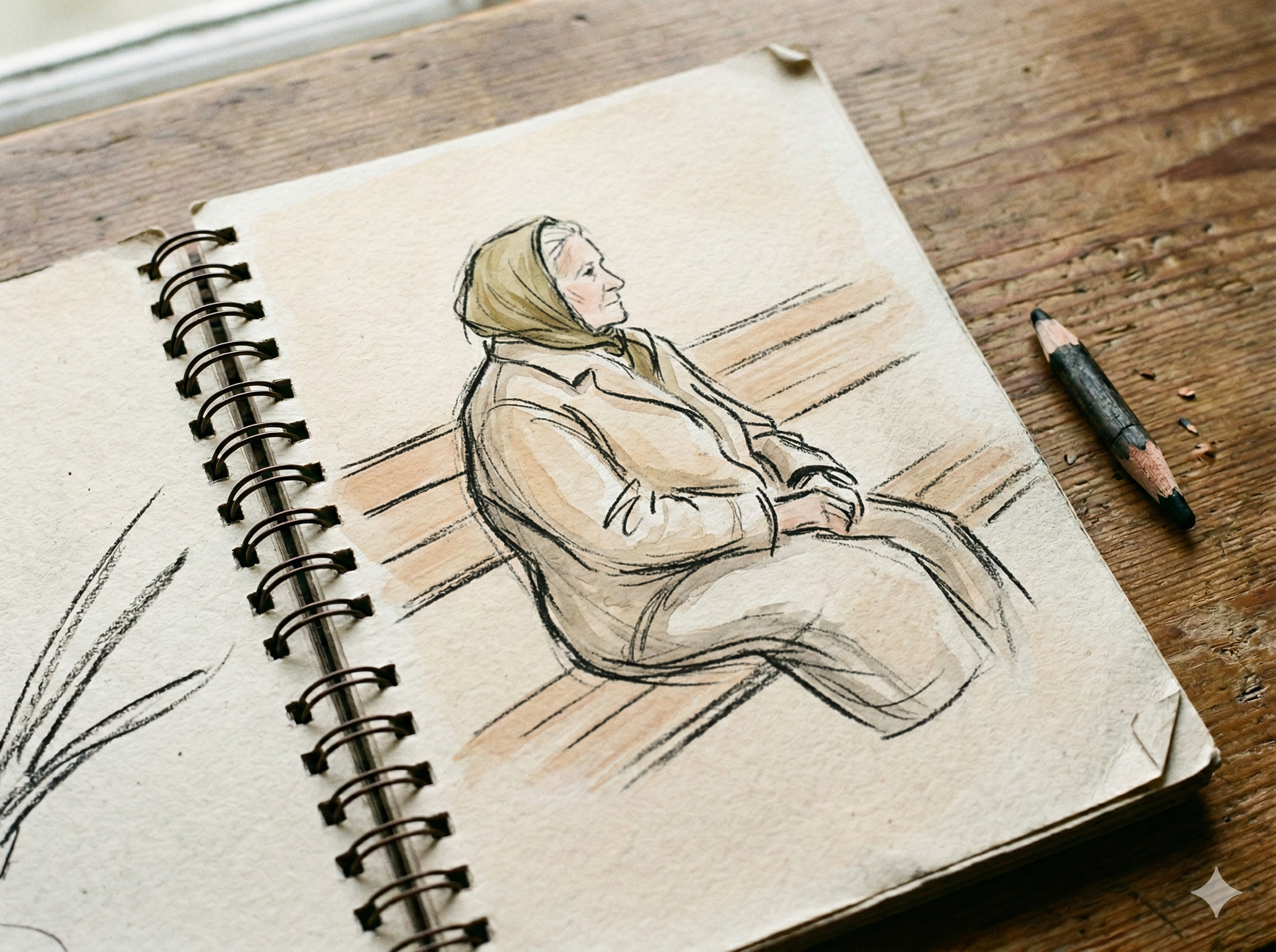 Skizze – Ein Gespräch. Ein erster Blick.