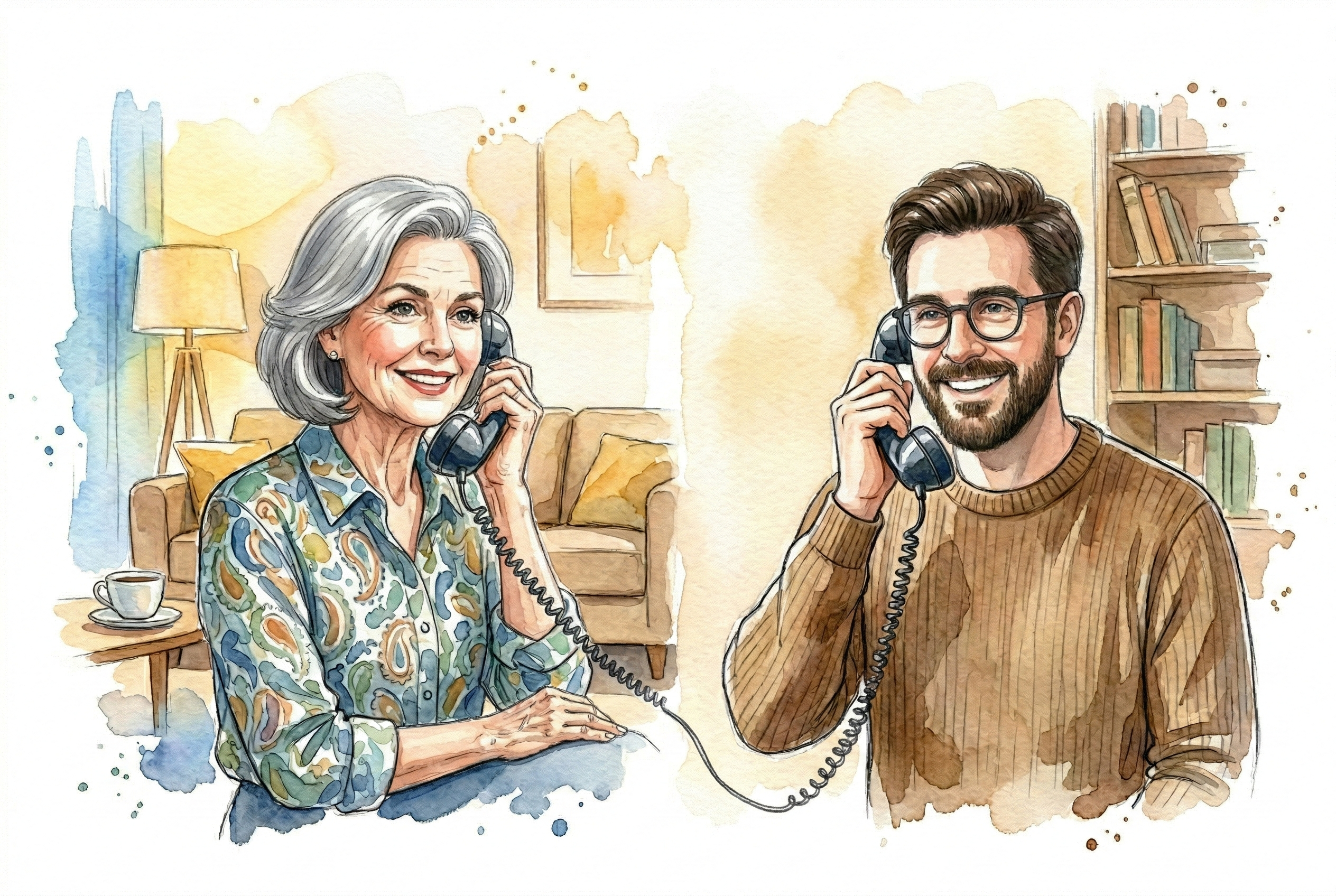 Entspanntes Vorgespräch per Videocall