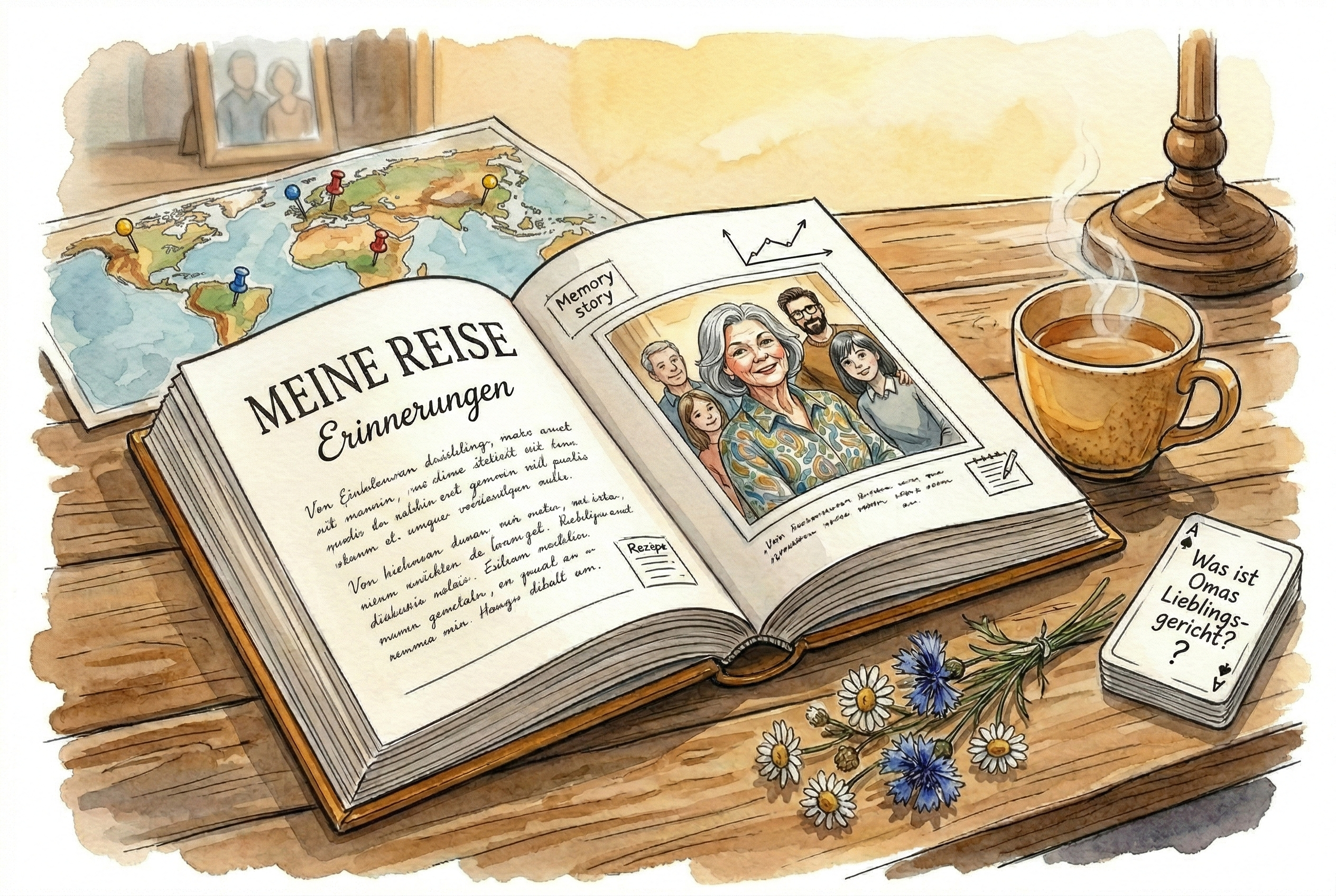 Das fertige Erinnerungsprodukt